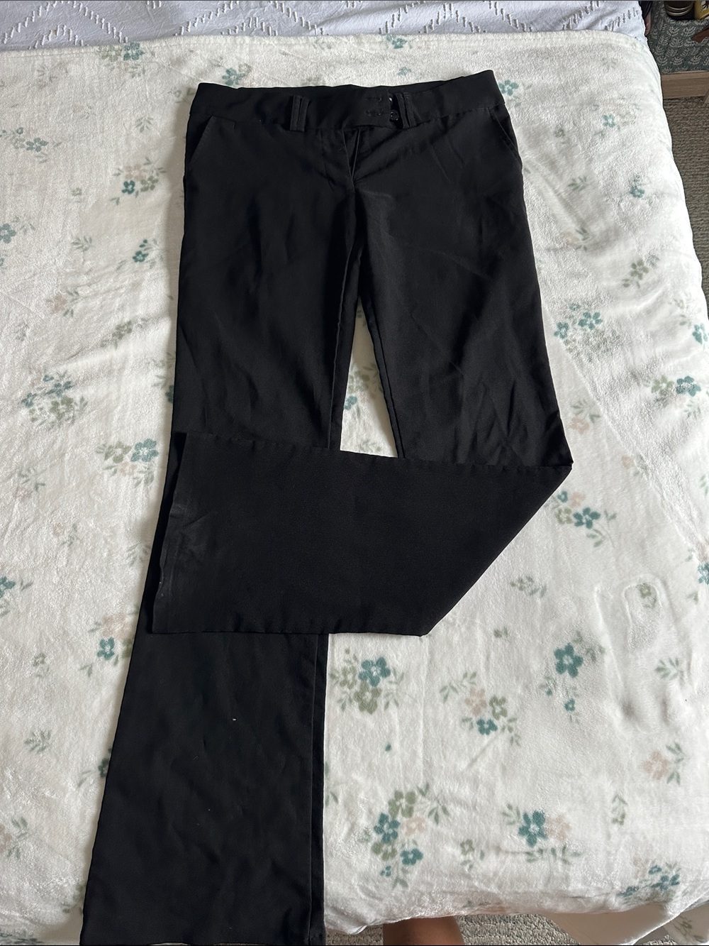Zenana Outfitters Black Stretch Dress Pants